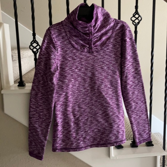 Athleta Jackets & Blazers - Athleta Coastal Space Dye Fleece Pullover